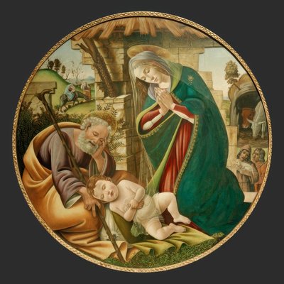 Adorazione del Bambino da Sandro Botticelli